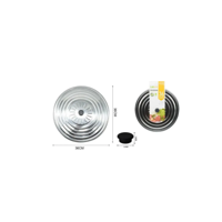 Genérico - Tapa De Acero Inox 36Cm