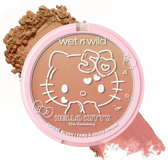 Colorete húmedo y salvaje Hello Kitty Ombre Mellow Cloud libre de crueldad