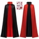 thumbnail image 1 of Disfraz de Vampiro JOYIN para Adultos y Niños Unisex con Capa y Cicatriz de Tatuaje, 1 of 8