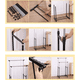 thumbnail image 5 of Perchero Organizador Doble De Ropa Con Ruedas Ajustable Negro, 5 of 6