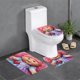 thumbnail image 1 of Juego de Alfombras de Baño Desmarcar Terciopelo Coral 3 Piezas, 1 of 6