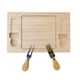 thumbnail image 2 of Tabla De Quesos De Madera Con Cuchillo Y Tenedor, Herramienta De Cocina Para Regalo De Fiesta, Cumpleaños, 2 of 3