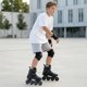 thumbnail image 4 of Patines en línea SKTYEE para adulto, ruedas PU 85A, color negro, 4 of 7