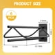 thumbnail image 3 of Soporte de pared para sillas de montar Noliven, 6 piezas, para remolque de caballos, negro, 3 of 7
