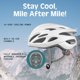 thumbnail image 5 of Casco para bicicleta Retrospec Silas con 24 ventilas y luz LED para adulto, 5 of 8