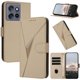 thumbnail image 1 of Funda Cartera Fibra de Carbono para Motorola Edge 50 Neo con Soporte y Cierre Magnético Oro, 1 of 6