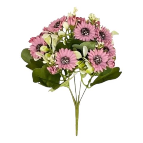 Genérico - Set 4 Adorno Floral Artificial Decoración Ramo Elegante Jhn