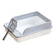 thumbnail image 2 of Caja de arena para gatos Bedpan Caja de arena para gatos de cara alta Fácil de limpiar Bandeja de arena portátil para mascotas para gatos de interior, 2 of 5