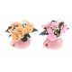 thumbnail image 5 of 2pcs casa de mu?ecas mini clavel planta en maceta jardín de hadas jardín diy accs, 5 of 5