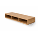 thumbnail image 1 of Rack TV Flotante de Madera Natural Raulí 160 cm | 3 Compartimientos | Diseño Minimalista, 1 of 2