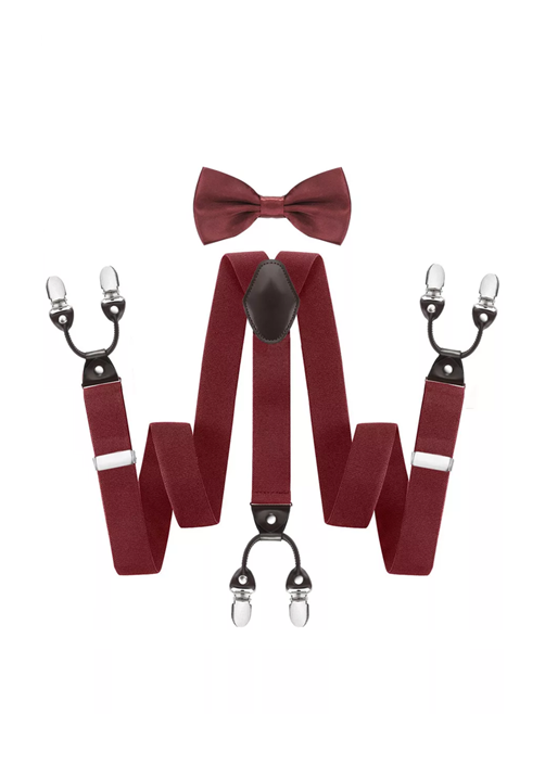 Genérico - Suspensor Humita En Caja Tirantes Hombre Ajustable Elástico, Café