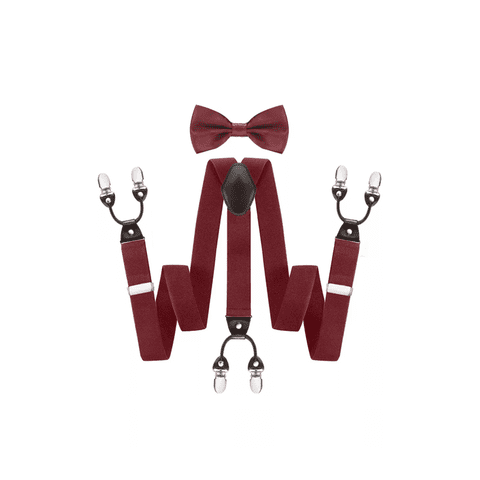 Genérico - Suspensor Humita En Caja Tirantes Hombre Ajustable Elástico, Café