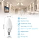 thumbnail image 2 of Bombillas LED tipo candelabro ORALUCE E12, 5 W, 5000 K, 450 lm, paquete de 6, 2 of 9