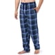 thumbnail image 5 of Sleep Pant IZOD - Forro polar sedoso para hombre, azul, azul y verde, a cuadros, 5 of 5