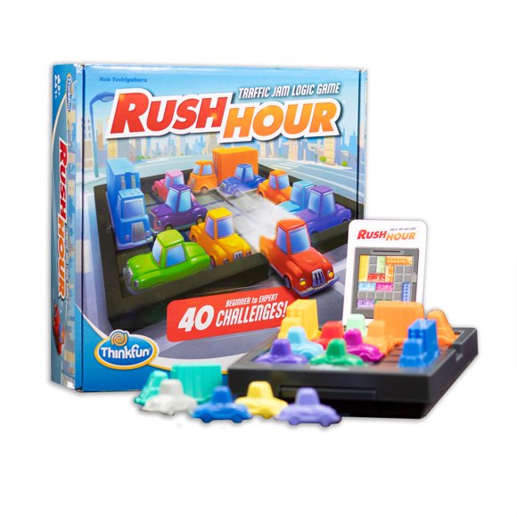 Juego de lógica ThinkFun Rush Hour Traffic Jam para niños mayores de 8 años