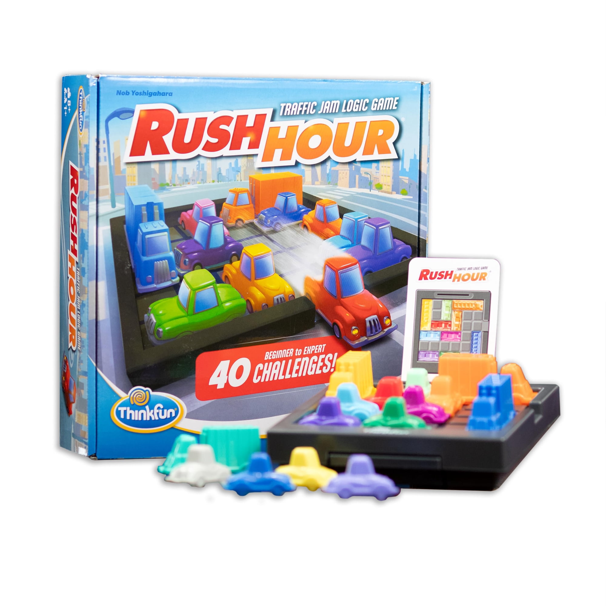 Juego De Lógica Thinkfun Rush Hour Traffic Jam Para Niños Mayores De 8 Años