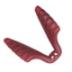 thumbnail image 4 of Almohadilla nasal para anteojos Suave con orificios dobles Fácil de instalar Anteojos Almohadilla nasal Cómoda Almohadilla de silicona antideslizante , Rojo Otro, 4 of 5