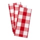 thumbnail image 3 of Juego de 3 paños de cocina DII con diseño de cuadros buffalo rojo y blanco 51x76 cm, 3 of 8
