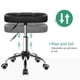 thumbnail image 3 of Taburete FURWOO ovalado con ruedas regulable en altura, color negro, 3 of 7
