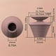 thumbnail image 4 of 1pc Universal Bathtub Plug, Sewer Deodorant Plug, Bathtub And Bathroom Sink Plumbing Plug, 4 of 4