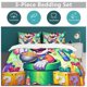 thumbnail image 5 of Super Mario 3-Piece Comforter Set for Bedroom Super Mario Bedding Set for Kids Adults Soft Microfiber Duvet Cover Set with Zipper Closure, 5 of 5