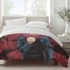 thumbnail image 2 of Jujutsu Kaisen Bedding Sets Bed Cartoon Duvet Cover Lightweight 3 Piece Bet Sets for Kids Boys Girls, 2 of 5