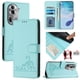 thumbnail image 5 of Funda tipo cartera FOXDOCK para OPPO Reno 11 Pro 5G con soporte, ranuras, RFID, diseño de gato, 5 of 5