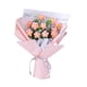 thumbnail image 2 of Ramo De Flores De Ganchillo Flores De Imitación Para El Día De San Valentín Aniversario Boda Rosa, 2 of 6