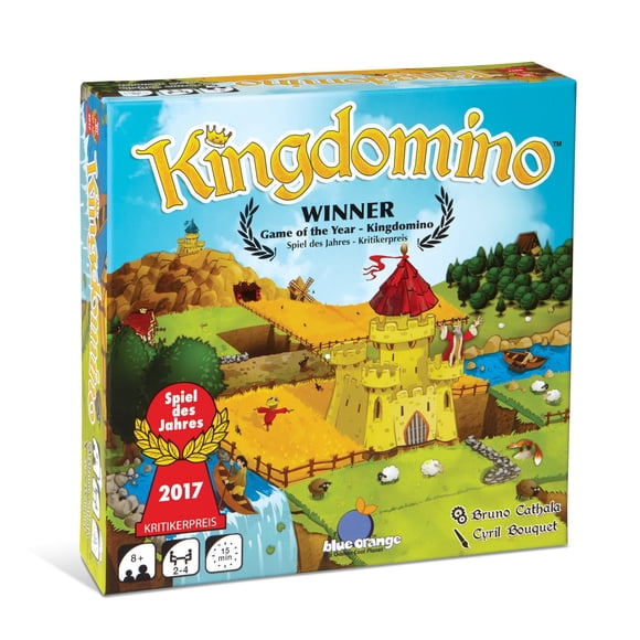 Juego de mesa Blue Orange Games Kingdomino Strategy para 4 jugadores