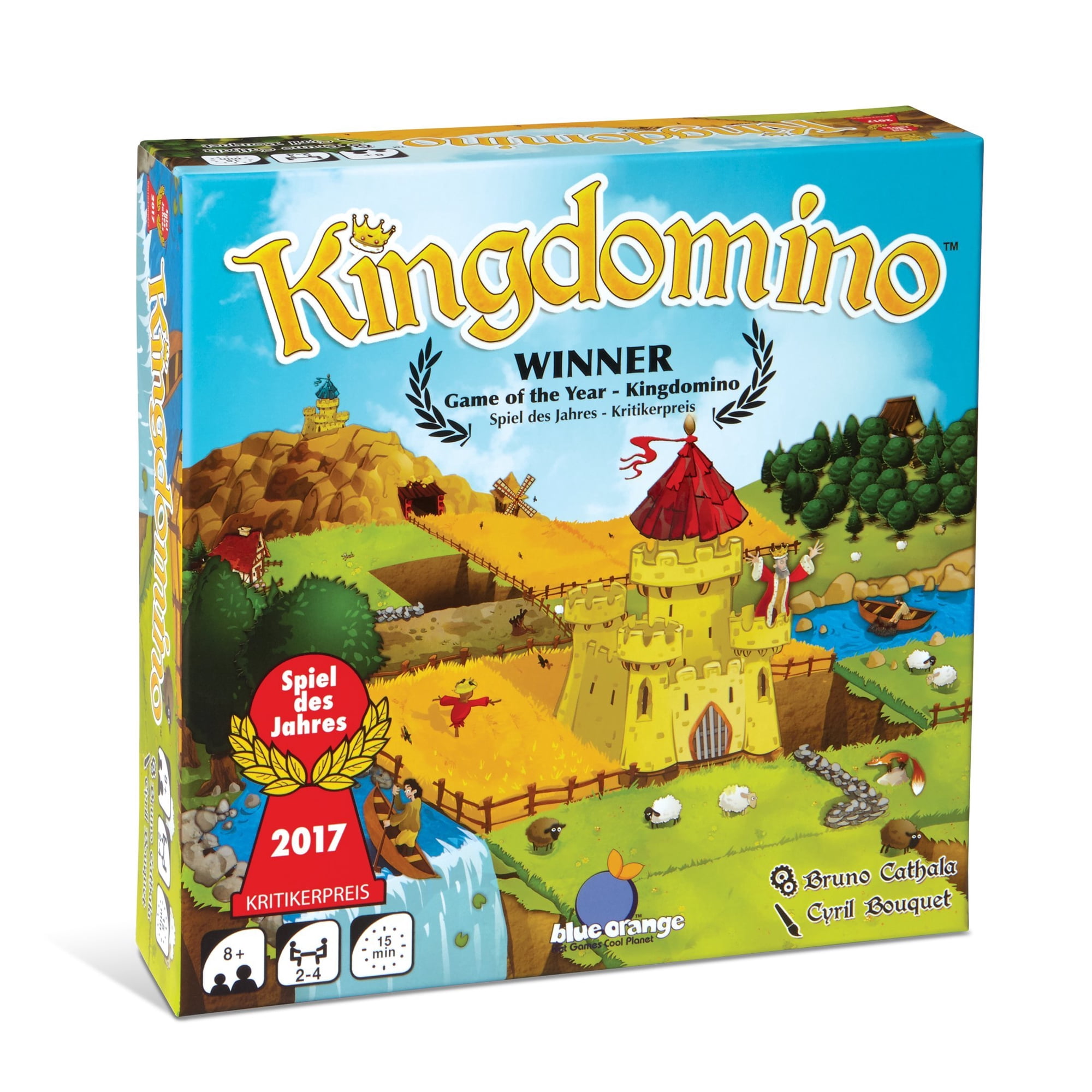 Juego De Mesa Blue Orange Games Kingdomino Strategy Para 4 Jugadores