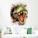 thumbnail image 2 of 1pc 3D Dinosaur Ripped Wall Bedroom Sticker, Self Adhesive Removable Sticker, Home Decor, 2 of 2
