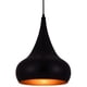 thumbnail image 1 of Lámpara Colgante Elegant Lighting Circa de Aluminio Negro 29x38 cm, 1 of 9
