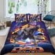 thumbnail image 2 of Mi Papá el Cazarrecompensas Conjunto de sábanas temático, trío de piezas, cómodo y amigable con la piel, diseño único, regalo de decoración para el hogar para familiares, amigos y fans, 90 cm * 190 cm, 2 of 6
