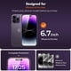 thumbnail image 2 of Protector de pantalla de privacidad UnbreakCable para iPhone 14 Pro Max, 2 of 8