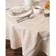 thumbnail image 4 of Mantel DII French Stripe - Mesa de comedor (150 x 300 cm), color marrón y blanco, 4 of 6