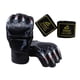 thumbnail image 2 of Guantes De Boxeo De Medio Dedo Guantes MMA Para Saco De Boxeo Muay Thai Artes Marciales Negro, 2 of 5