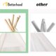 thumbnail image 4 of Carpa tipo tipi Betterhood de 7 pies, grande, para adultos y niños, blanca, 4 of 7
