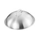 thumbnail image 1 of Tapa De Olla De Acero Inoxidable Tapa Universal De Sartén A Prueba De óxido Cubierta Wok Cubierta De 28 Cm De Diámetro Exterior, 1 of 5