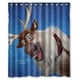 thumbnail image 1 of Cortina de ducha Frozen Kristoff Sven, juego de cortinas de baño con ganchos, tamaño 60 x 72 pulgadas, 1 of 3