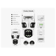 thumbnail image 5 of Cámaras De Seguridad Exterior Wifi 360° 3 Lentes 3 Pantalla, 5 of 6