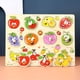 thumbnail image 4 of Wooden Mushroom Nail Hand Scratching Board Puzzle, Alphabet Number Wooden Nail Puzzle Enlightenment Early Education Cognition Children's Toys Baby Toys, 4 of 5