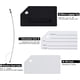 thumbnail image 3 of Etiqueta de silicona para equipaje con tarjeta de identificación con nombre, perfecta para identificar rápidamente la maleta., 3 of 6