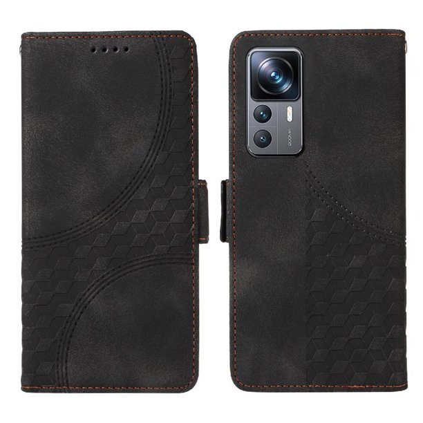 Carcasa FOXDOCK Xiaomi 12T de cuero PU, diseño acolchado clásico, protección contra caídas y rayones