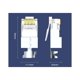 thumbnail image 2 of Conectores RJ45 Cat7 Cat7A y conectores VIVOCH de hasta 10 Gbps x50, 2 of 7