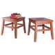 thumbnail image 5 of Set de Escalera de Mano Winsome Kaya 2 Pzas 30 cm de Alto Madera de Teca, 5 of 6