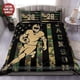 thumbnail image 1 of Football American Camo Flag Personalized Custom Name Quilt Duvet Cover Set3-Piece Bedding Set, 1 of 5