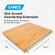 thumbnail image 3 of Camco Extensión de Encimera de Roble para Autocaravana 30x34x2 cm, 3 of 9