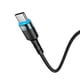 thumbnail image 2 of Cable Hoco SU100 LED USB A Tipo C 1m Negro, 2 of 3