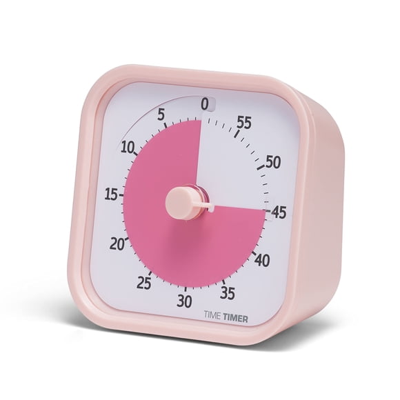 Temporizador visual TIME TIMER Home MOD de 60 minutos para niños, color rosa