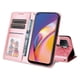 thumbnail image 5 of Funda tipo cartera FOXDOCK para OPPO A94 4G , diseño girasol en relieve, cuero PU, cierre magnético, soporte y tarjetero, 5 of 5